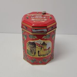 Lambertz Aachen 2006 German Musical Empty Cookie Tin “Away‎ In A Manger” Tune